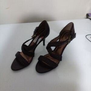 Victor Alfaro Elegant Brown Strappy Heels NWT